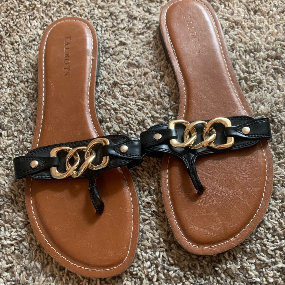 Talbots sandals, worn once, no box